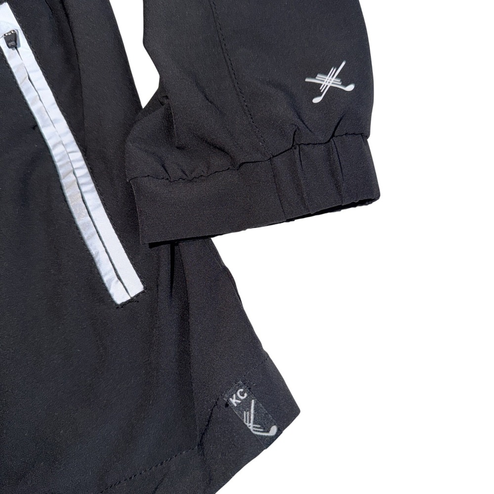Kenneth Cole Black Reflective Golf Jacket Windbreaker Men's‎ Size XL - Picture 3 of 7